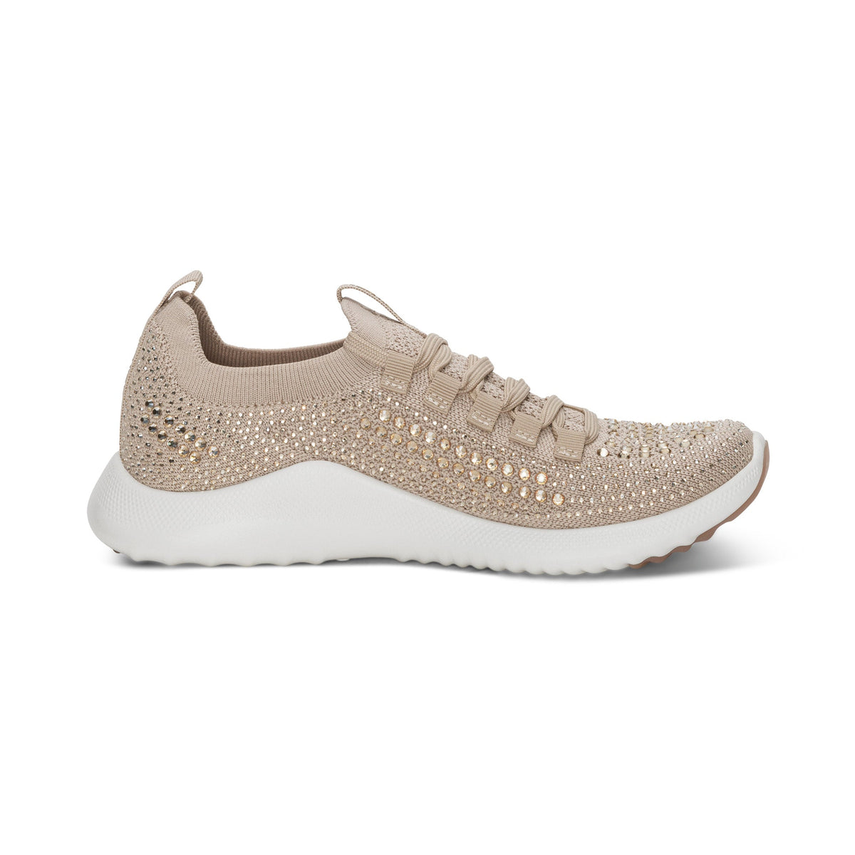 Carly Arch Support Sneaker - Tan Sparkle
