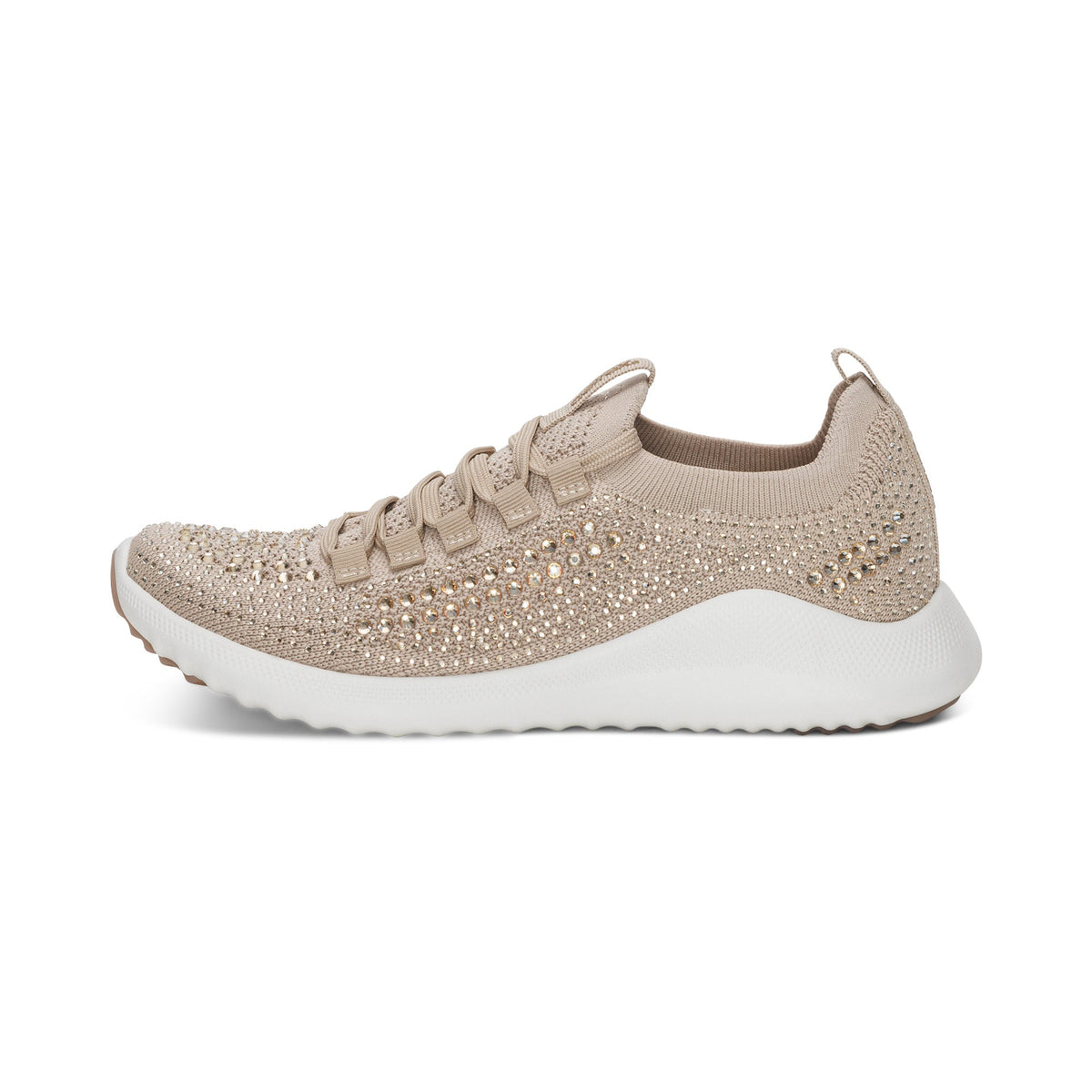 Carly Arch Support Sneaker - Tan Sparkle