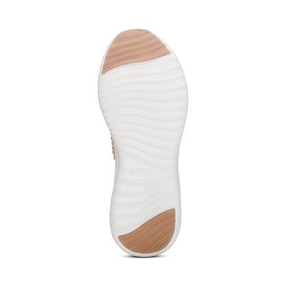 Carly Arch Support Sneaker - Tan Sparkle