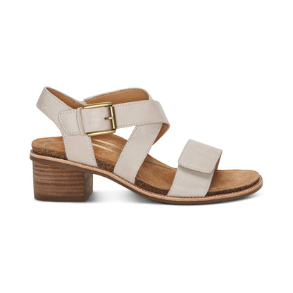 Kristin Arch Support Block Heel - Ivory
