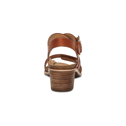 Kristin Arch Support Block Heel - Cognac