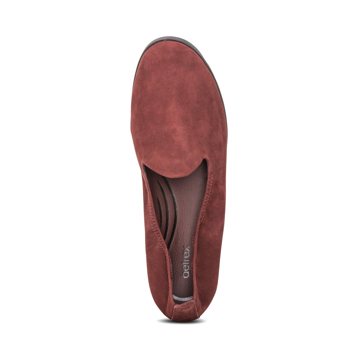 Liz Arch Support Slip-On - Burgundy