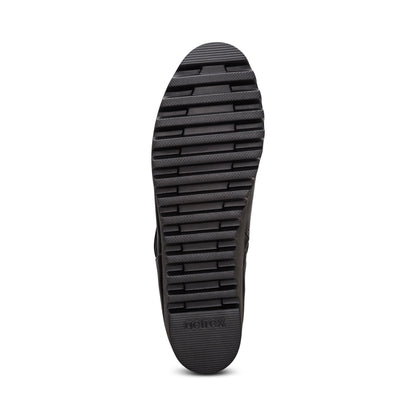 Zoey Slip-On Boot - Black Leather