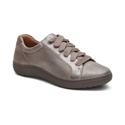 Courtney Lace-up Sneaker - Brushed Silver