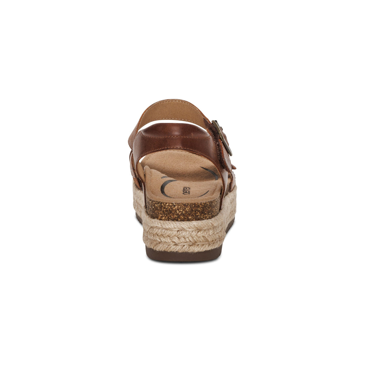 Paula Arch Support Platform Sandal - Walnut