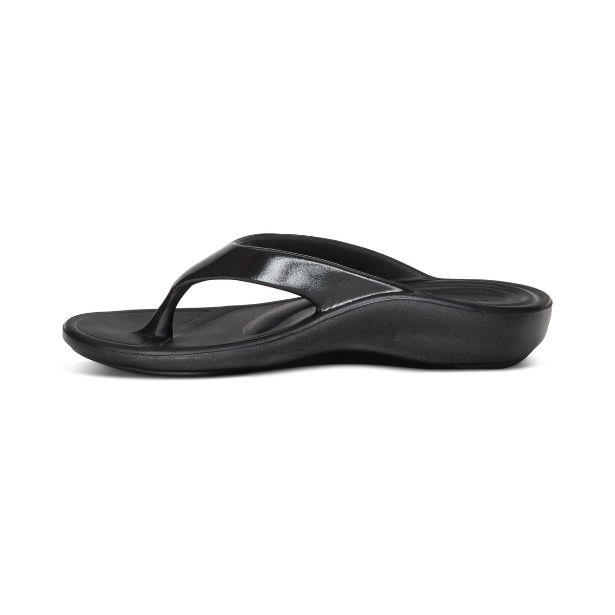 Maui Orthotic Women's Flips - Black Gloss