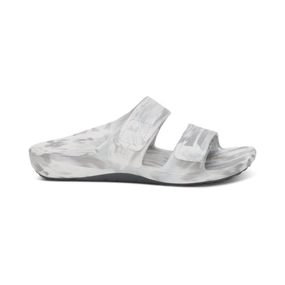 Milos Orthotic Men's Slides - White Ombre