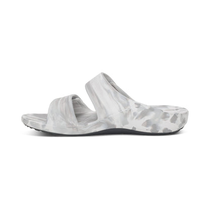 Milos Orthotic Men's Slides - White Ombre