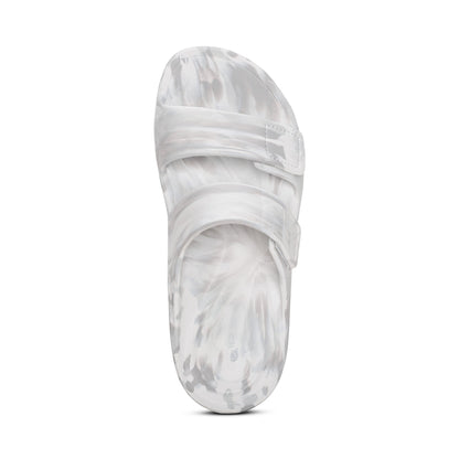 Milos Orthotic Men's Slides - White Ombre