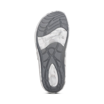 Milos Orthotic Men's Slides - White Ombre