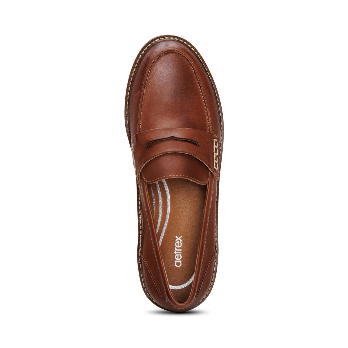 Collette Arch Support Loafer - Cognac