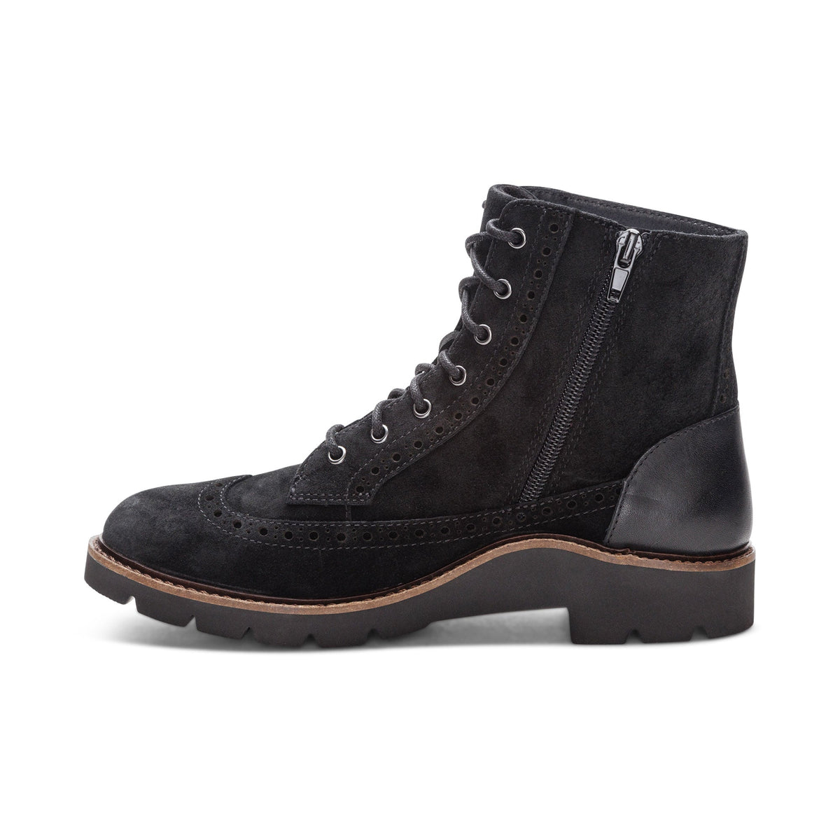 Margot Lace-Up Boot - Black