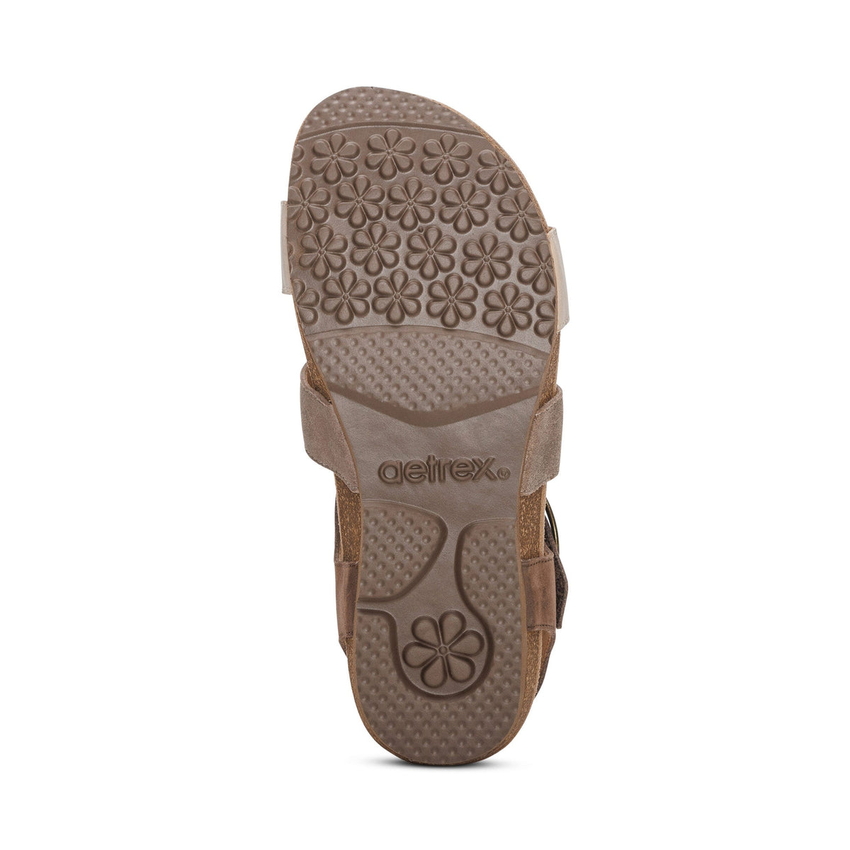 Lilly Adjustable Quarter Strap Sandal - Taupe