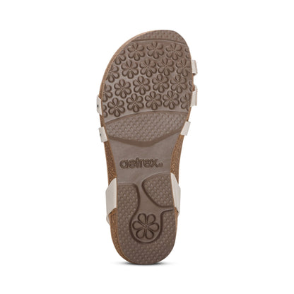 Lauren Quarter Strap Sandal - Ivory