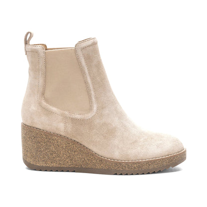 Dawn Wedge Boot - Tan