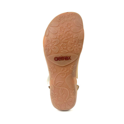 Gabby Adjustable Quarter Strap Sandal - White