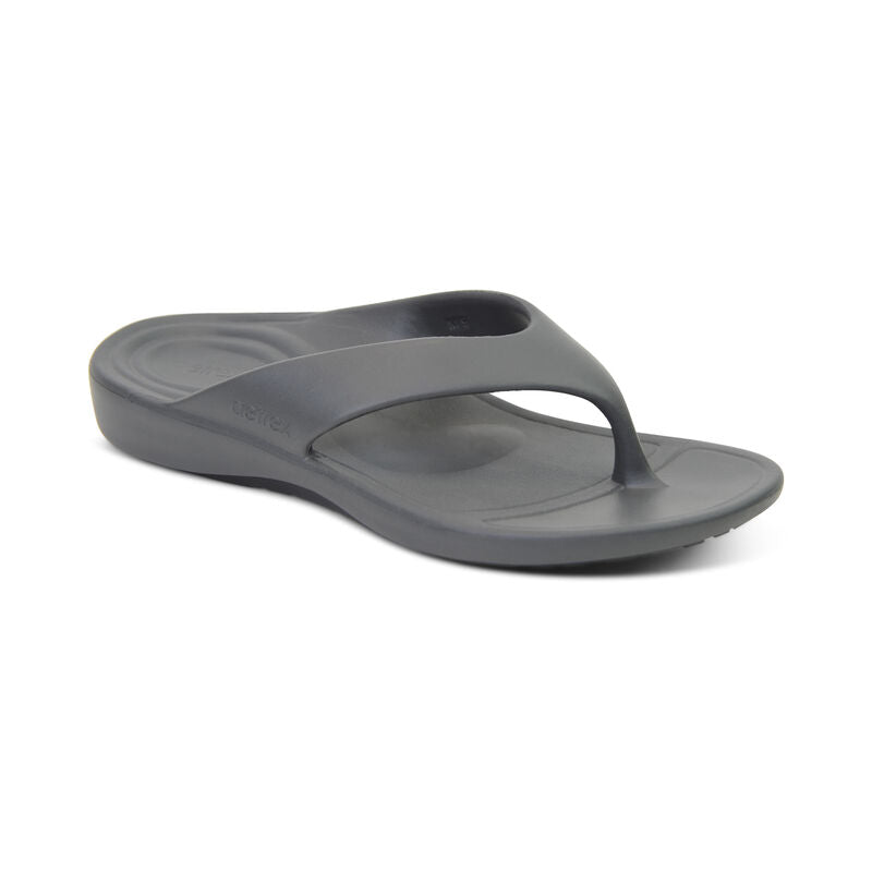 Maui Orthotic Men's Flips - Charcoal