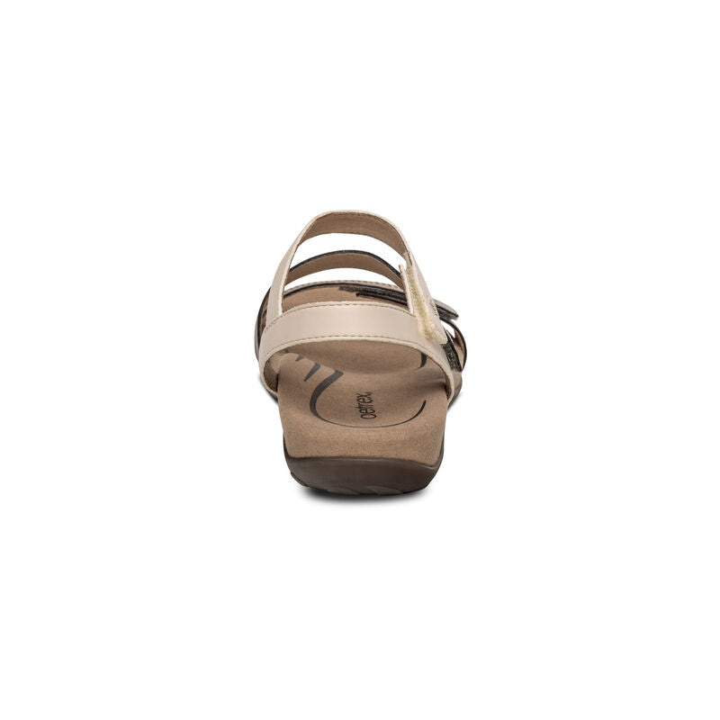 Gabby Adjustable Quarter Strap Sandal - Stone Multi