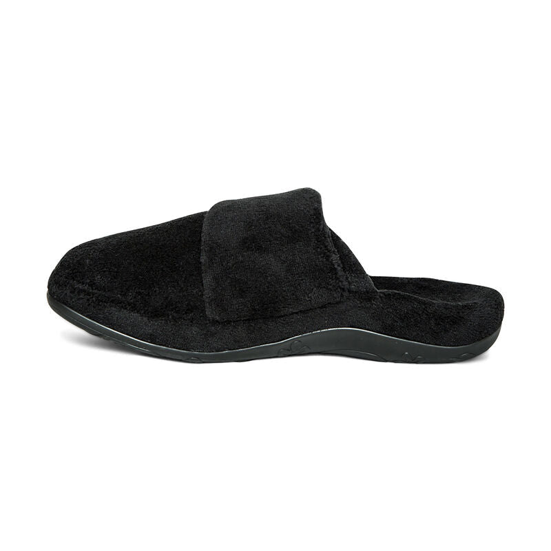 Mandy Closed Toe Slipper - Black