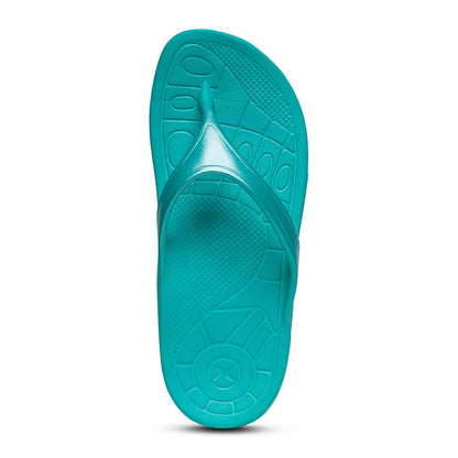 Fiji Orthotic Women's Flips - Aqua