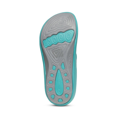 Fiji Orthotic Women's Flips - Aqua