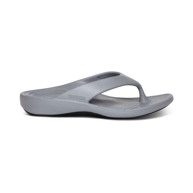 Maui Orthotic Women's Flips - Matte Grey