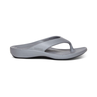 Maui Orthotic Women's Flips - Matte Grey