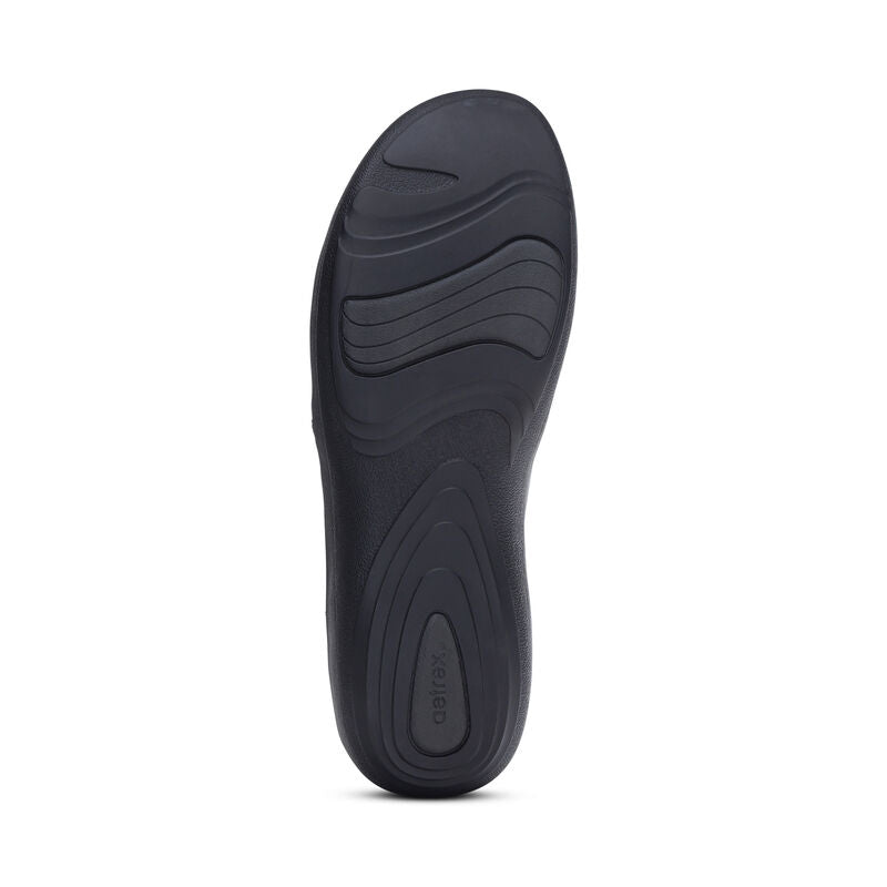 Katie Side Zip Slip-On - Black