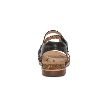 Jenn Quarter Strap Sandal - Black