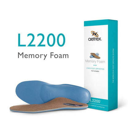 Women's Memory Foam Orthotics - Insole for Extra Cushioning