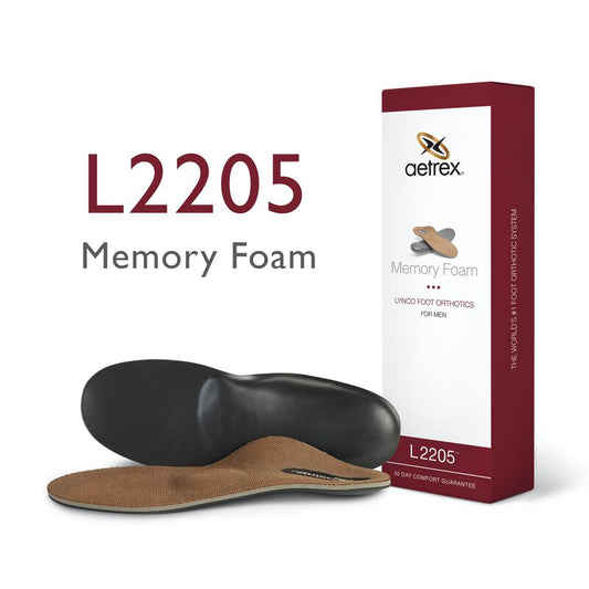 Men's Memory Foam Orthotics W/ Metatarsal Support