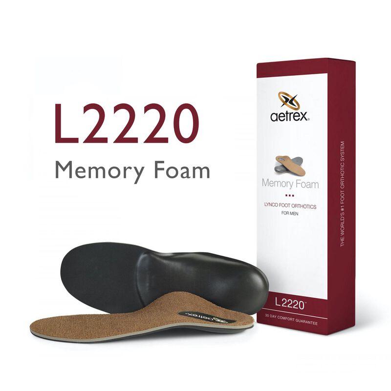Men's Memory Foam Posted Orthotics
