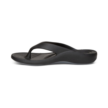 Maui Orthotic Women's Flips - Matte Black