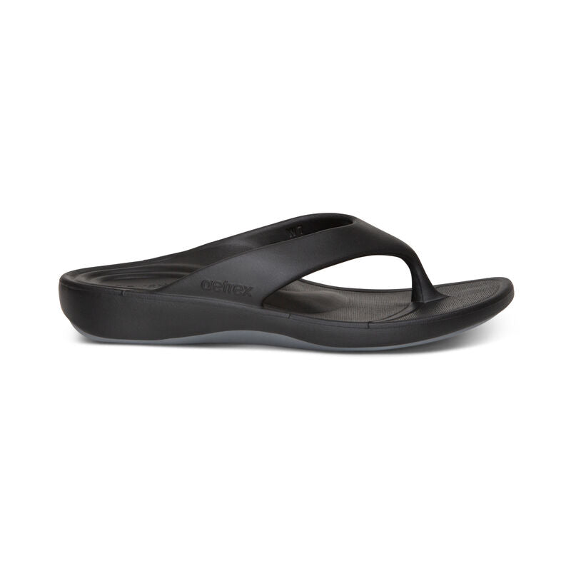 Maui Orthotic Women's Flips - Matte Black