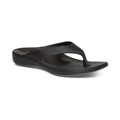Maui Orthotic Women's Flips - Matte Black