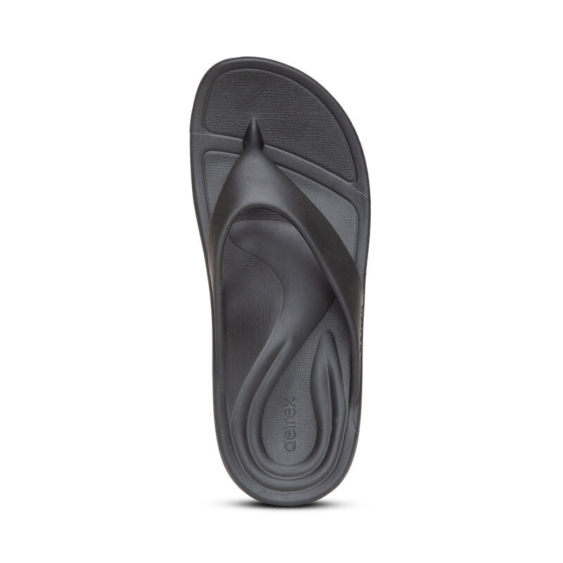 Maui Orthotic Women's Flips - Matte Black