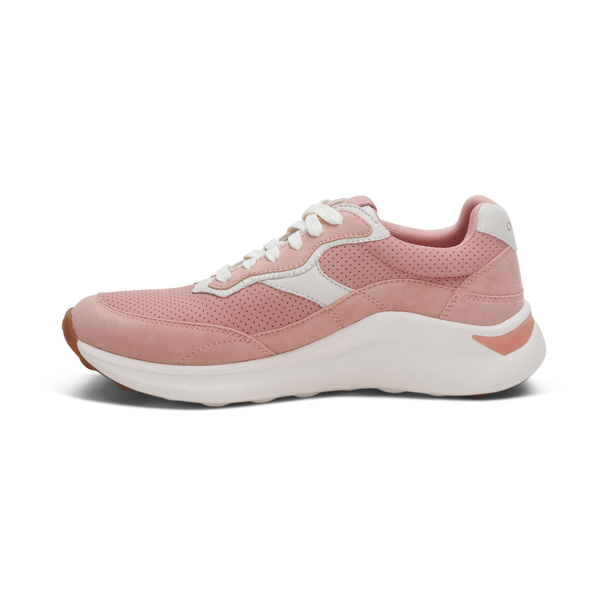 Emily Lace-Up Sneaker - Peach