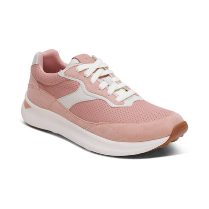 Emily Lace-Up Sneaker - Peach
