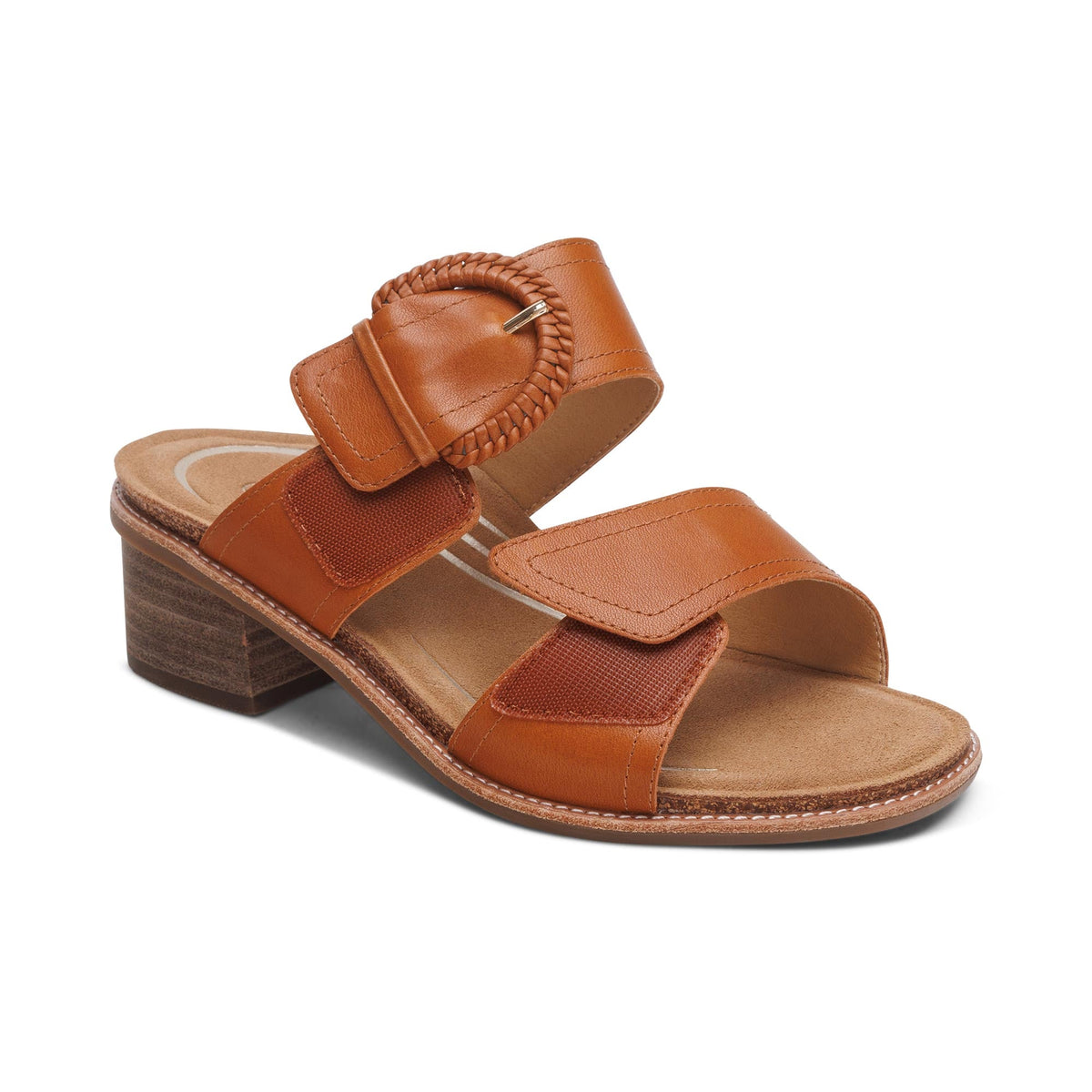 Tatiana Arch Support Heel - Cognac