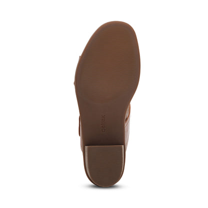Tatiana Arch Support Heel - Cognac