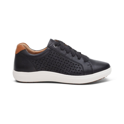 Courtney Lace-up Sneaker - Black Cutout