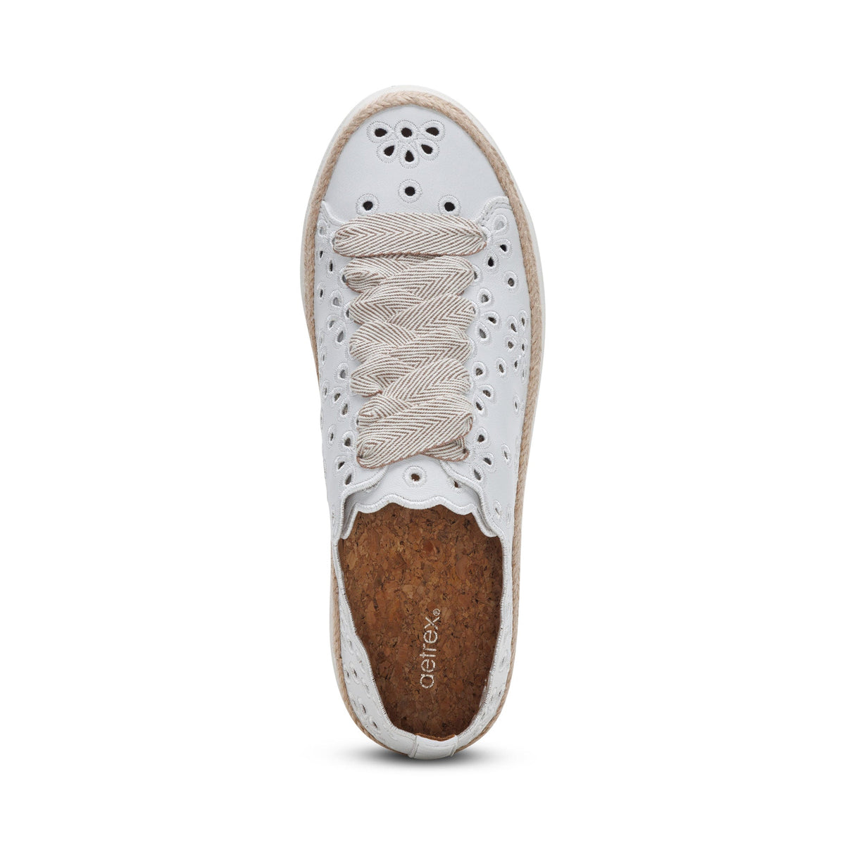 Charlotte Lace-Up Sneaker - White
