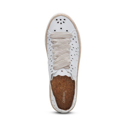 Charlotte Lace-Up Sneaker - White