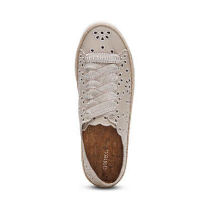 Charlotte Lace-Up Sneaker - Tan