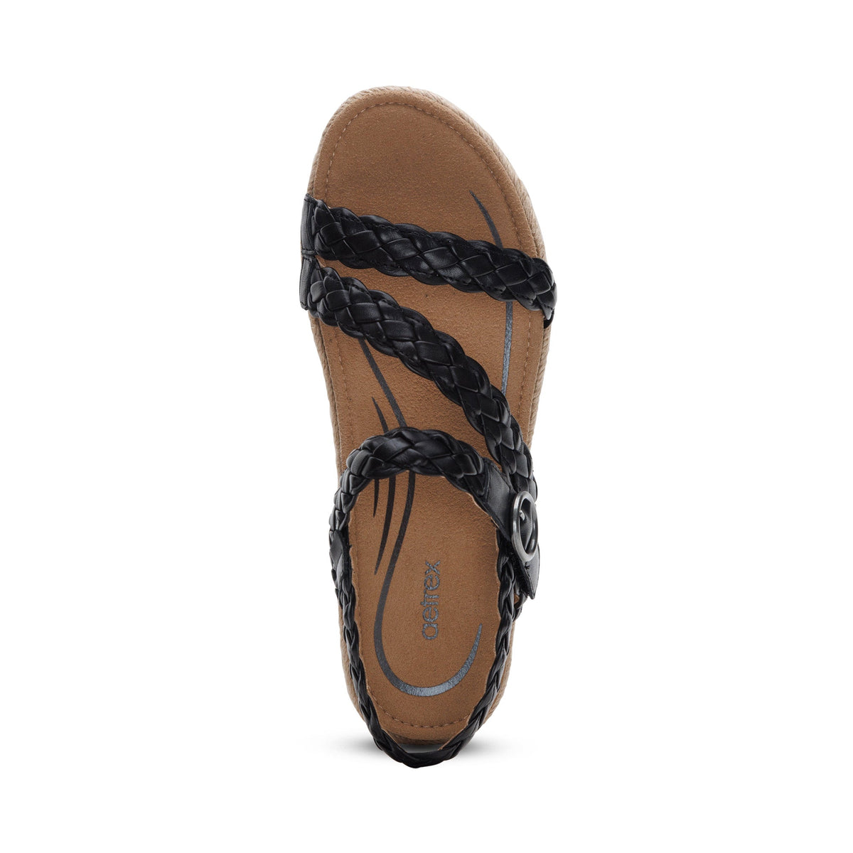 Julia Arch Support Platform Sandal - Black
