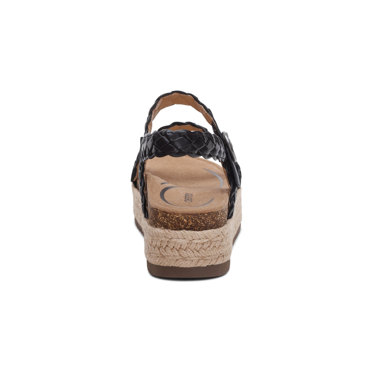 Julia Arch Support Platform Sandal - Black