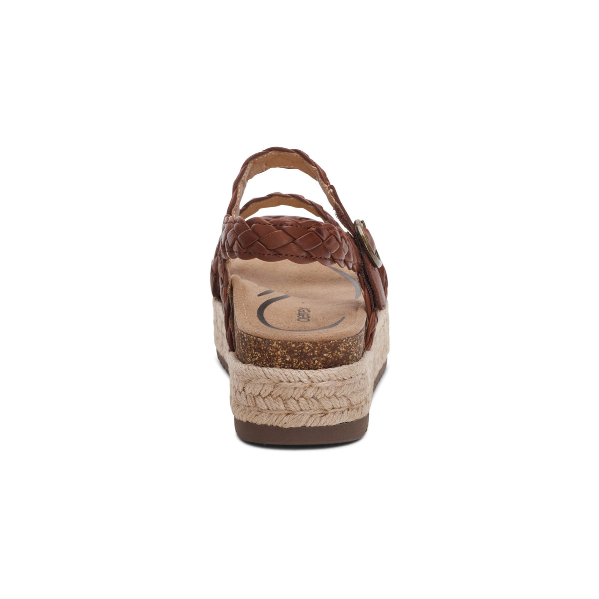 Julia Arch Support Platform Sandal - Walnut