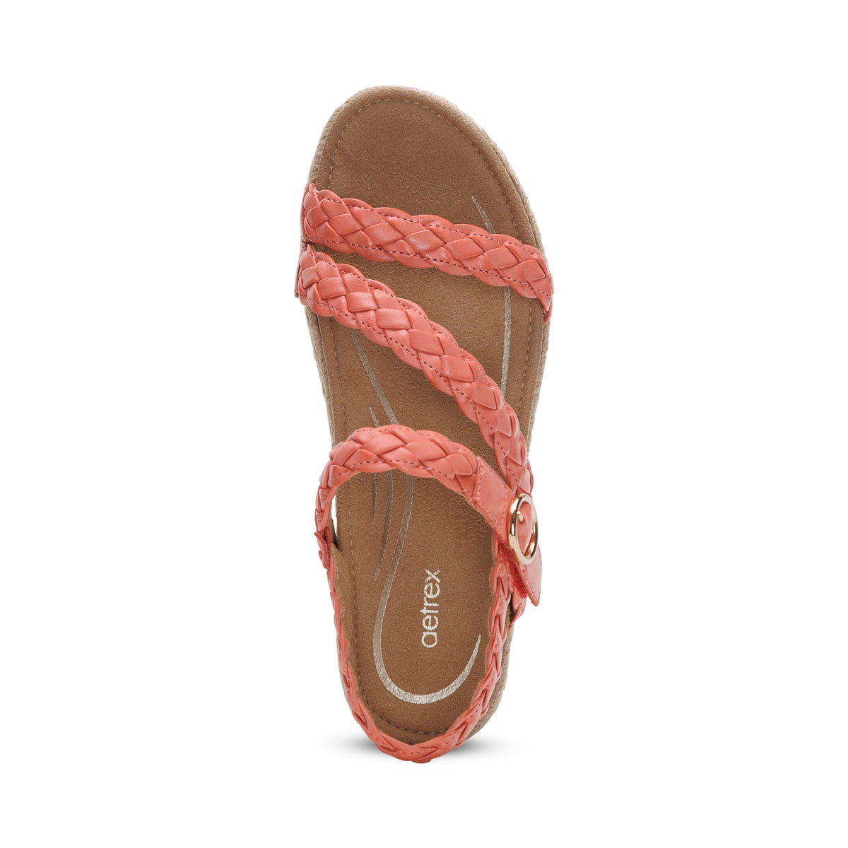Julia Arch Support Platform Sandal - Coral