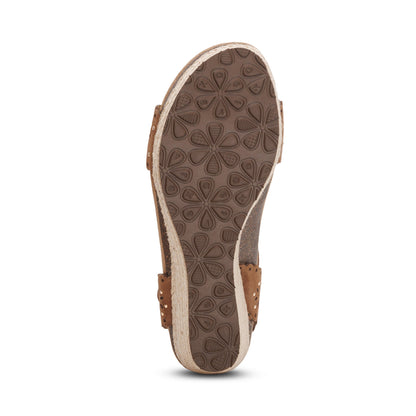 Sydney Quarter Strap Espadrille Wedge - Scotch Cutout