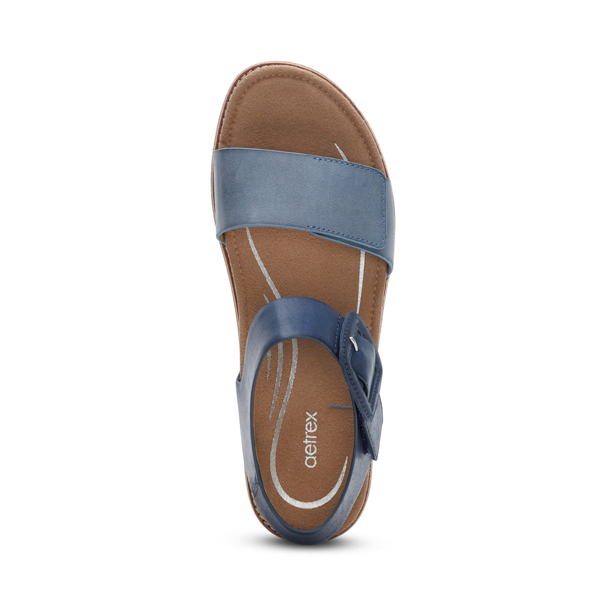 Claire Quarter Strap Sandal - Navy